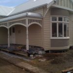 painted exterior of weatherboard house - residential painting