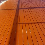painted wooden decking by DJJP painting services